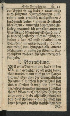 I. Betrachtungen - L. Betrachtung