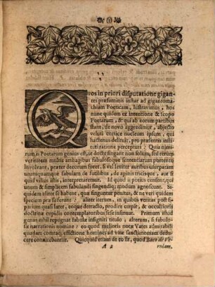De gigantibus, ad exprimendam gigantomachiam poeticam de indole praesertim et habitu corporis