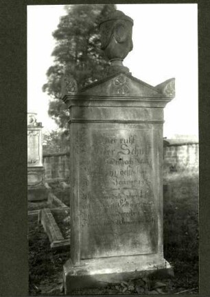 bei Göllheim. Grabstein 1838