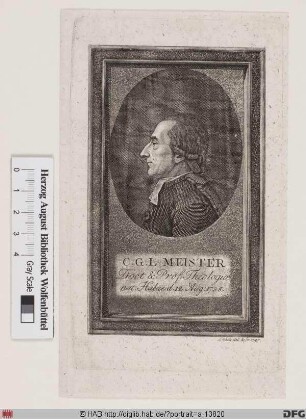 Bildnis Christoph Georg Ludwig Meister