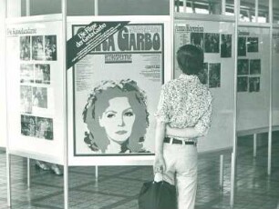 IFF 1975. Greta Garbo Fotoausstellung bei BMW Kurfürstendamm