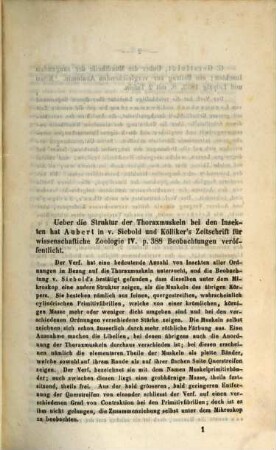Bericht über die wissenschaftlichen Leistungen im Gebiete der Entomologie. 1853, 1853 (1855)