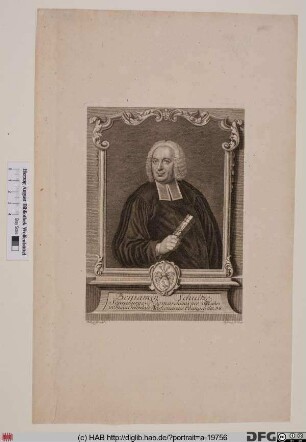 Bildnis Benjamin Schultze