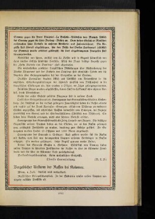 Vergeblicher Ansturm der Russen bei Kolomea.