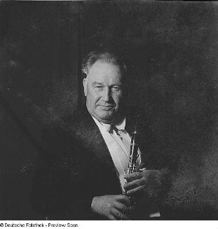 Porträt Klarinettist Prof. Karl Schütte