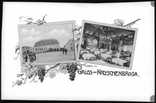 Kötzschenbroda. Ball-Etablissement " Goldener Anker "