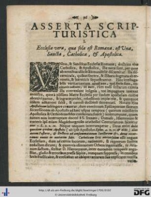 Asserta Scripturistica