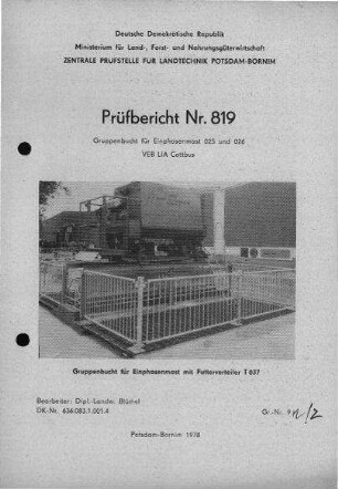 Gruppenbucht für Einphasenmast