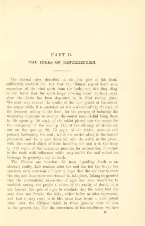 Part II. The ideas of resurrection