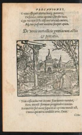De venis metallicis gratiarum actio et precatio.