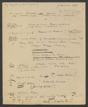 Beilage 3: Notizzettel von W. Tappert