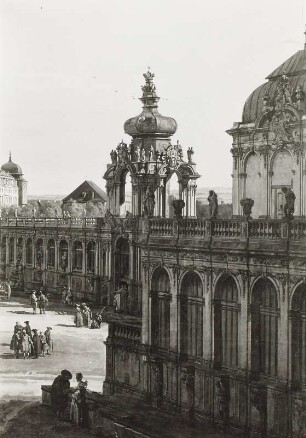 "Der Zwingerhof in Dresden"