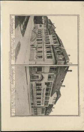 E. Haus Hintere Schloss Strasse No 26, Haus vordere Schloss Strasse No. 23.