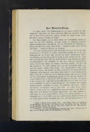 Zur Pomona-Frage.