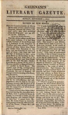 Galignani's literary gazette. 16. 1822