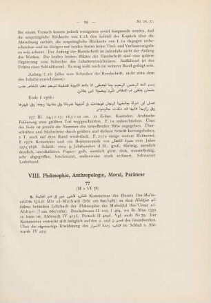 29-35, Ma VI 78 bis Ma VI 82 (Nr. 77-81)