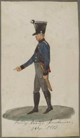 Königlich preußischer Pontonier, 1813
