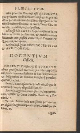 Docentium Officia.