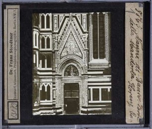 Florenz, S. Maria del Fiore (Dom),Florenz, S. Maria del Fiore, Porta della Mandorla (Nordseite)