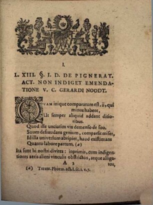 Dispvtatio Ivridica De Cvstodia Et Pericvlo Pignoris, Germanis: Von sicherer Verwahrung eines übergebenen Pfandes, und denen dem neuen Besitzer darbey oft aufstossenden nachtheiligen Fällen