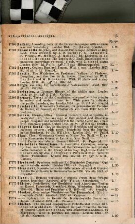 Joseph Baer's antiquarischer Anzeiger. 83. 1861