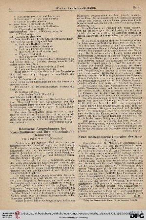 8: Neue maltechnische Literatur des Auslandes