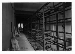 Industrie-Kraftwerk. Montage von Stahlprofilrahmen : Lauta (Niederlausitz). Industrie-Kraftwerk. Montage von Stahlprofilrahmen