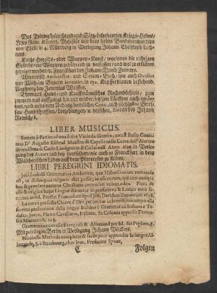 Liber Musicus.