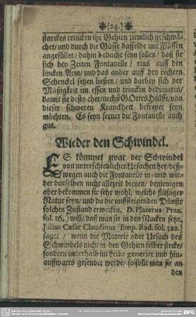 Wieder den Schwindel