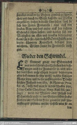 Wieder den Schwindel