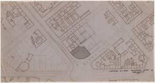 Geschäftshaus Tauentzienstraße/Rankestraße (»DEFAKA«), Berlin-Charlottenburg Erweiterung: Variante B. Lageplan 1:1000