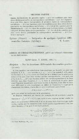 Journal de l'école polytechnique.