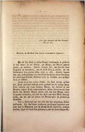 Ueber die Reliquien-Verehrung der katholischen Kirche : Predigt gehalten am 26. Januar 1845, als am Titularfeste der St. Makarius-Bruderschaft, in der Marienkapelle auf dem Markte zu Würzburg