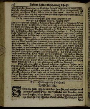 Am I. Sonntag nach Epiphaniä. - Am III. Sonntag nach Epiphaniä.