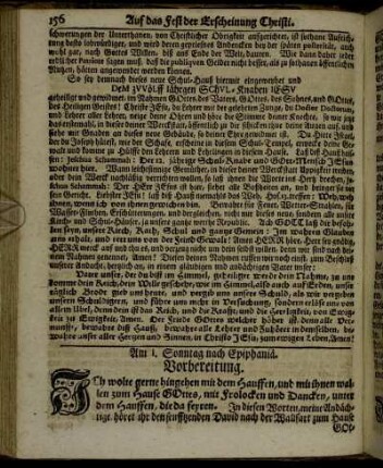 Am I. Sonntag nach Epiphaniä. - Am III. Sonntag nach Epiphaniä.