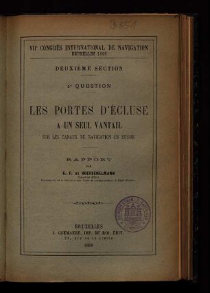 2,2,[6]: Les Porte d'écluse a un seul vantail dans les canaux de navigation en Russie : rapport