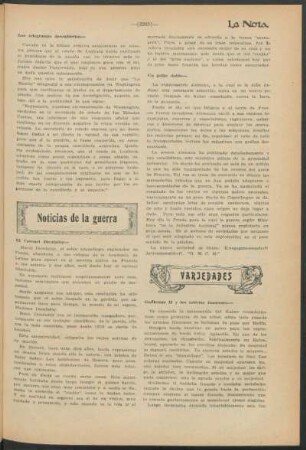 Noticias de la guerra