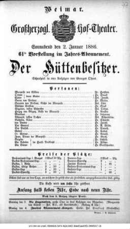 Der Hüttenbesitzer