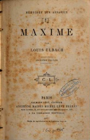 Mémoires d'un assassin, 2