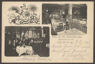 Ansichtskarte "Köpenicker Hof", Köpenicker Straße 174 [1/2]