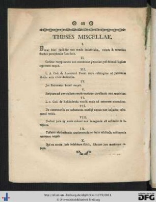 Theses Miscellae.