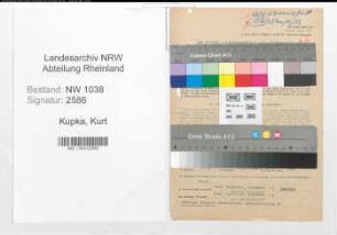 Entnazifizierung Kurt Kupka , geb. 08.02.1907 (Beamter)