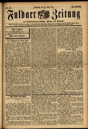 Ausgabe vom Dienstag, den 25. Juni 1895.