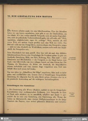 VI. Die Gestaltung des Motivs