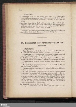 IX. Krankheiten der Verdauungsorgane und Annexen