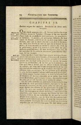 74-83, Chapitre IX