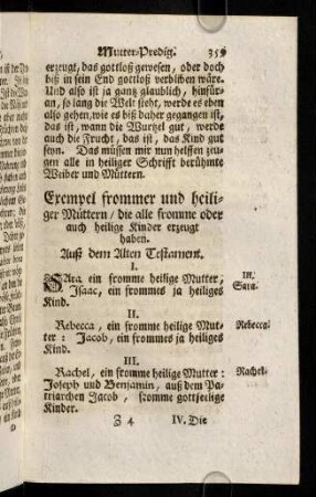 359-368, Der erste Haupt-Spruch. Exempel ...