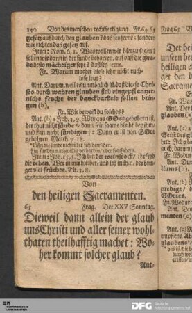 Von den Sacramenten insgemein.