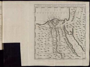 Tom I. entre Pag. 316 et 317. Carte de L´Ancienne Egypte et des Pais d´alentour,[...]