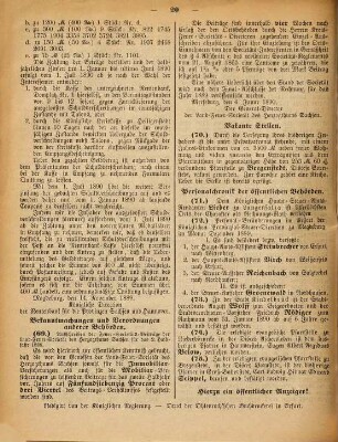 Amtsblatt der Preußischen Regierung zu Erfurt. 1890